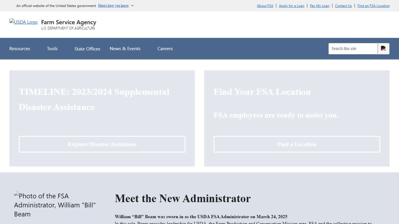 Farm Service Agency (FSA) | Farm Service Agency